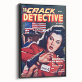 Vintage Crack Detective Magazine Cover Art – November Issue