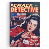 Vintage Crack Detective Magazine Cover Art – November Issue