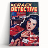Vintage Crack Detective Magazine Cover Art – November Issue
