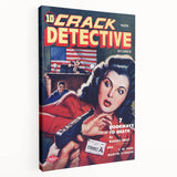 Vintage Crack Detective Magazine Cover Art – November Issue
