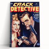Vintage Crack Detective Magazine Cover Art – November Issue