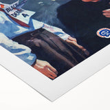 Dime Detective Magazine Cover Art – Retro Crime Scene Wall Decor