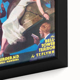 Dime Detective Magazine Cover Art – Retro Murder Mystery Wall Decor