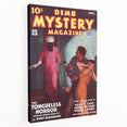 Dime Mystery Magazine Cover Art – Retro Horror Mystery Wall Decor