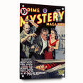 Vintage Magazine Cover Art - Dime Mystery Magazine Retro Print