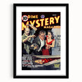 Vintage Magazine Cover Art - Dime Mystery Magazine Retro Print