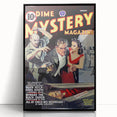 Vintage Magazine Cover Art - Dime Mystery Magazine Retro Print