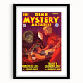 Vintage Magazine Cover Art - Dime Mystery Magazine Retro Print