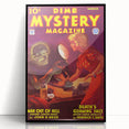 Vintage Magazine Cover Art - Dime Mystery Magazine Retro Print