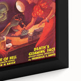 Vintage Magazine Cover Art - Dime Mystery Magazine Retro Print