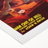 Vintage Magazine Cover Art - Dime Mystery Magazine Retro Print