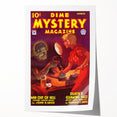 Vintage Magazine Cover Art - Dime Mystery Magazine Retro Print