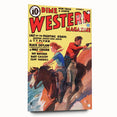 Vintage Magazine Cover Art - Dime Western Magazine Retro Print