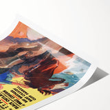 Vintage Magazine Cover Art - Dime Western Magazine Retro Print