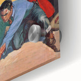 Vintage Magazine Cover Art - Dime Western Magazine Retro Print