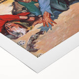 Vintage Magazine Cover Art - Dime Western Magazine Retro Print