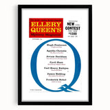 Ellery Queen’s Vintage Magazine Cover Art - Retro Mystery Print