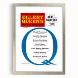 Ellery Queen’s Vintage Magazine Cover Art - Retro Mystery Print