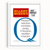 Ellery Queen’s Vintage Magazine Cover Art - Retro Mystery Print