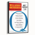 Ellery Queen’s Vintage Magazine Cover Art - Retro Mystery Print