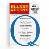 Ellery Queen’s Vintage Magazine Cover Art - Retro Mystery Print