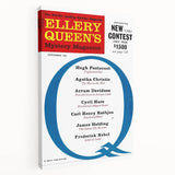 Ellery Queen’s Vintage Magazine Cover Art - Retro Mystery Print