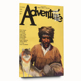 Vintage "Adventure" Magazine Cover Wall Art - 1922 Retro Print