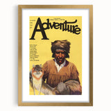 Vintage "Adventure" Magazine Cover Wall Art - 1922 Retro Print