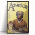 Vintage "Adventure" Magazine Cover Wall Art - 1922 Retro Print