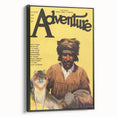 Vintage "Adventure" Magazine Cover Wall Art - 1922 Retro Print