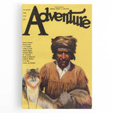 Vintage "Adventure" Magazine Cover Wall Art - 1922 Retro Print