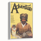 Vintage "Adventure" Magazine Cover Wall Art - 1922 Retro Print