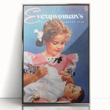 Everywoman’s Vintage Magazine Cover - Retro 1946 Wall Art Print