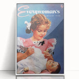 Everywoman’s Vintage Magazine Cover - Retro 1946 Wall Art Print