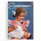 Everywoman’s Vintage Magazine Cover - Retro 1946 Wall Art Print