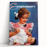 Everywoman’s Vintage Magazine Cover - Retro 1946 Wall Art Print