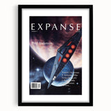 Vintage Magazine Cover Art – Expanse Sci-Fi Classic Print