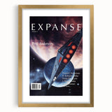 Vintage Magazine Cover Art – Expanse Sci-Fi Classic Print