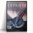 Vintage Magazine Cover Art – Expanse Sci-Fi Classic Print