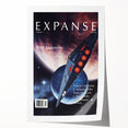 Vintage Magazine Cover Art – Expanse Sci-Fi Classic Print