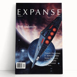 Vintage Magazine Cover Art – Expanse Sci-Fi Classic Print