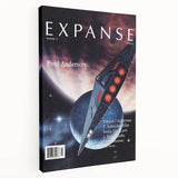 Vintage Magazine Cover Art – Expanse Sci-Fi Classic Print
