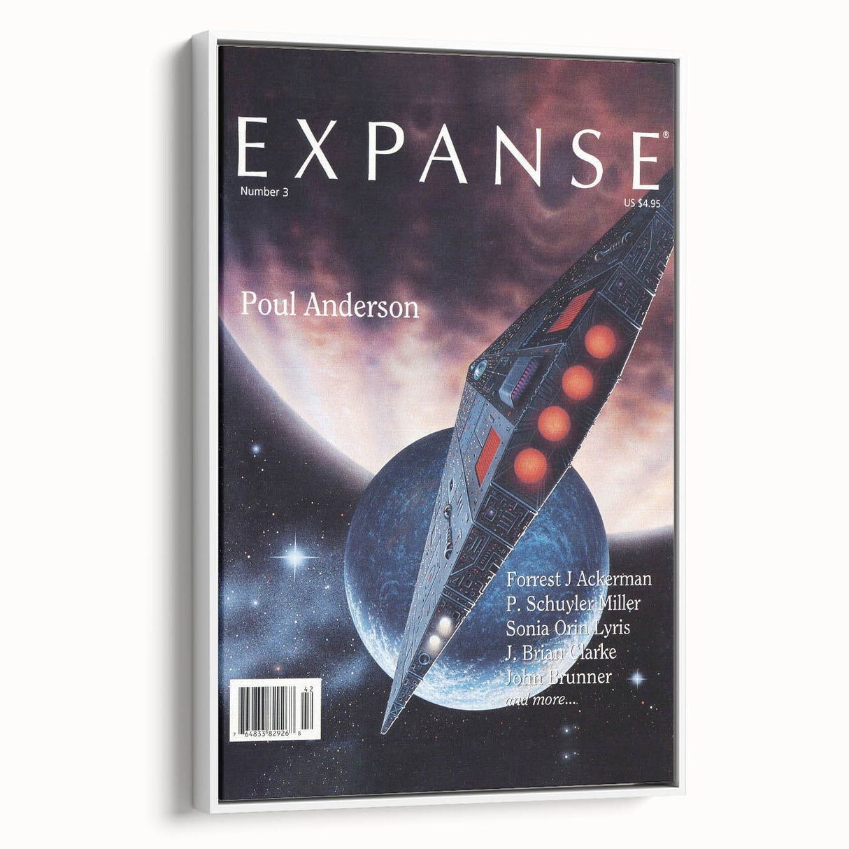 Vintage Magazine Cover Art – Expanse Sci-Fi Classic Print