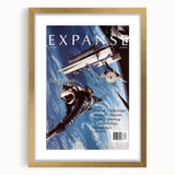 Vintage Magazine Cover Art – Expanse Sci-Fi Space Adventure Print