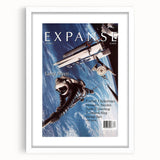 Vintage Magazine Cover Art – Expanse Sci-Fi Space Adventure Print
