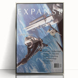 Vintage Magazine Cover Art – Expanse Sci-Fi Space Adventure Print
