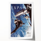 Vintage Magazine Cover Art – Expanse Sci-Fi Space Adventure Print