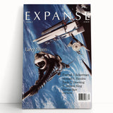 Vintage Magazine Cover Art – Expanse Sci-Fi Space Adventure Print