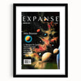 Vintage Magazine Cover Art – Retro Sci-Fi Space Wall Print