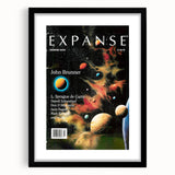 Vintage Magazine Cover Art – Retro Sci-Fi Space Wall Print